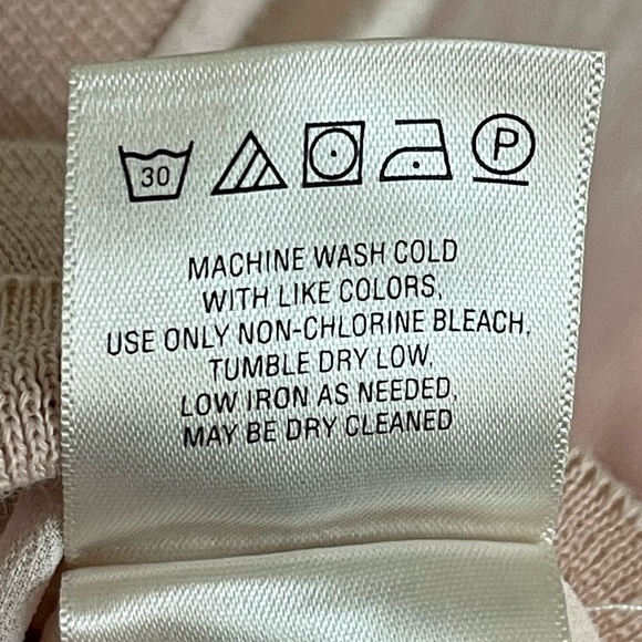 HEI HEI by Anthropologie Athleisure Pink Satin-like Jacket w/Tie Front, Size L - Picture 8 of 9